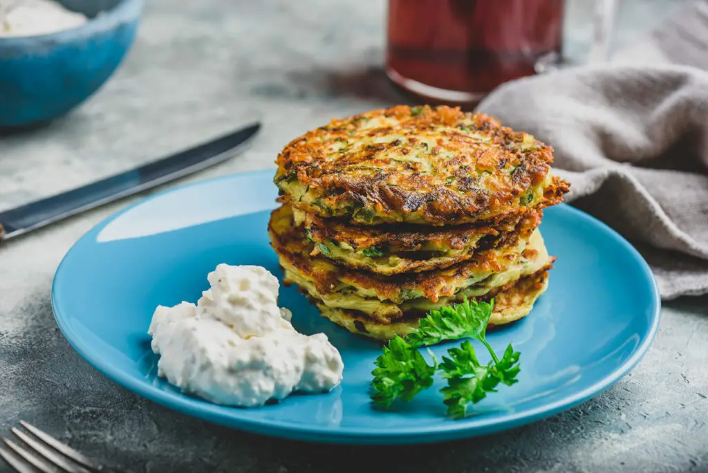 röstis de courgette sauce
