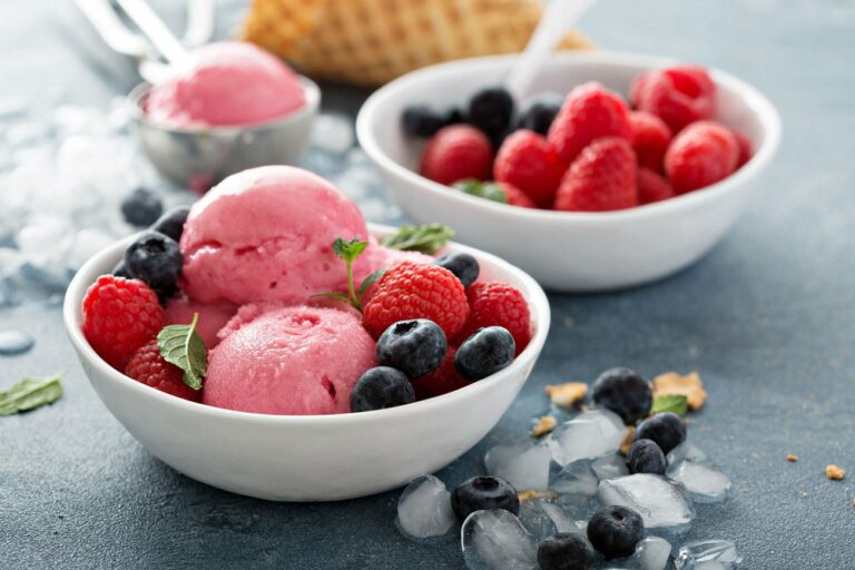 sorbet maison