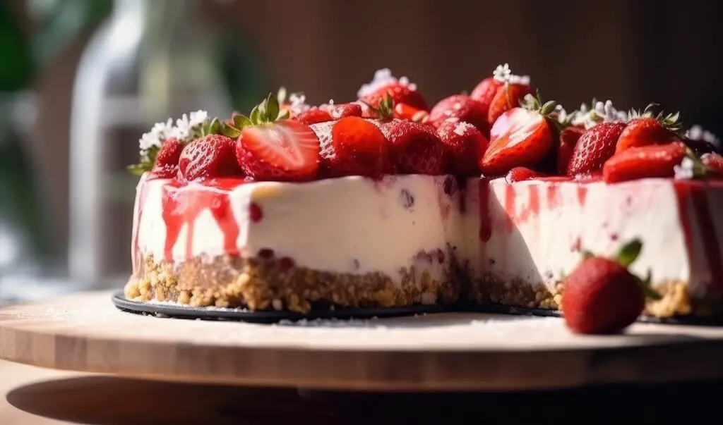 Cheesecake aux Fraises