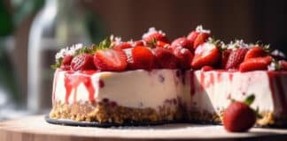 Cheesecake aux Fraises