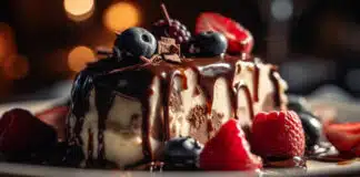 Gâteau Glacé Vanille Chocolat