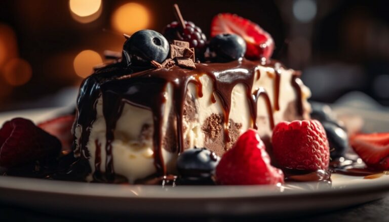Gâteau Glacé Vanille Chocolat