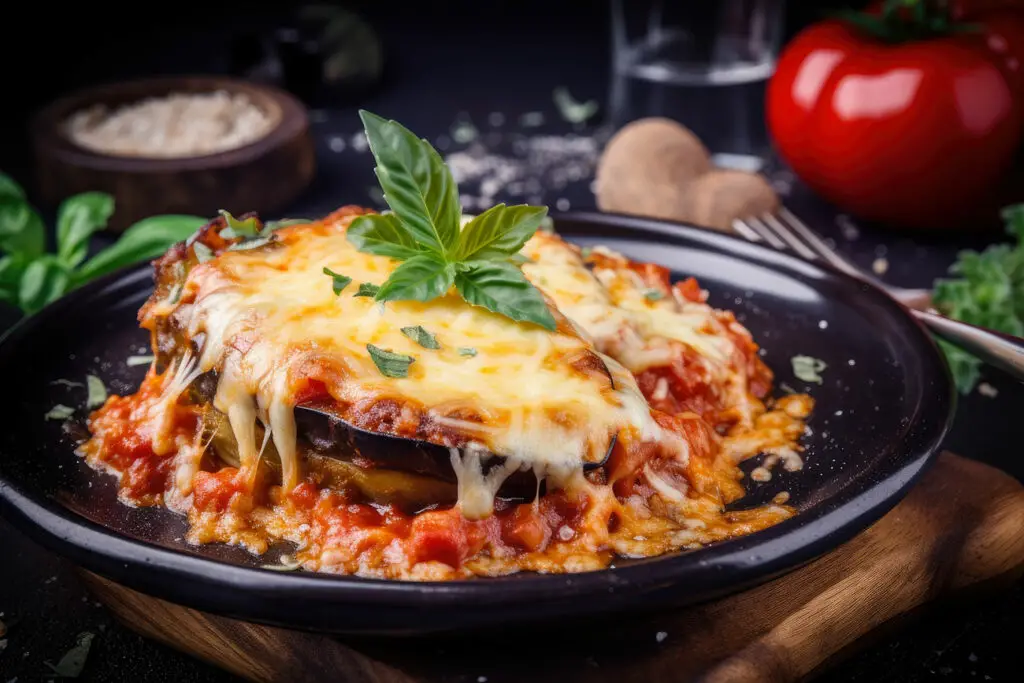 Gratin d'Aubergines à la Parmigiana