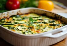 Gratin de courgette au Fromage et Herbes