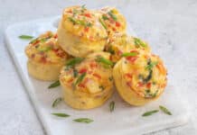 Muffins aux oeufs et Jambon