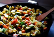 poêlée courgettes tomates aubergines