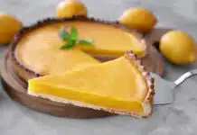 tarte au citron qui fond dans la bouche