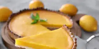tarte au citron qui fond dans la bouche