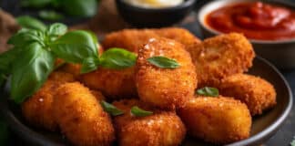 Croquettes de pomme de terre et poulet