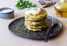 Galettes de courgettes aux herbes