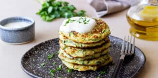 Galettes de courgettes aux herbes