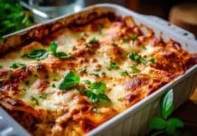 Lasagnes mozzarella et Tomate