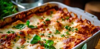Lasagnes mozzarella et Tomate