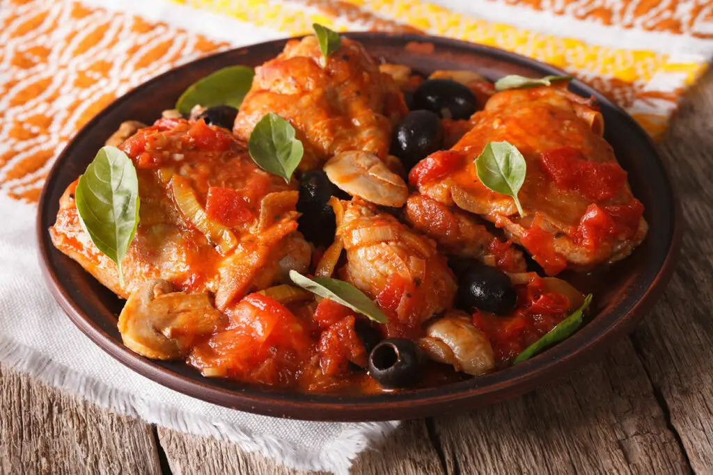 Poulet à la Grecque