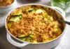 crumble courgettes