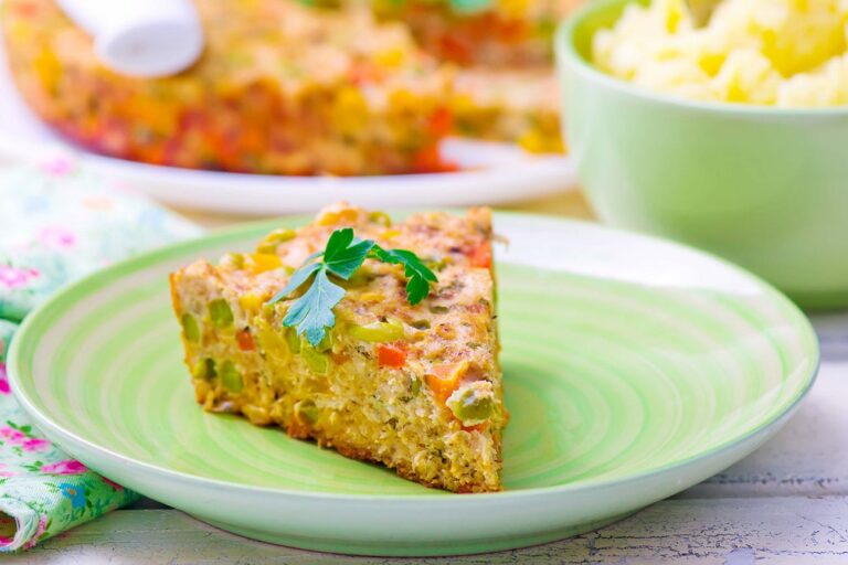 gâteau aux légumes de saison
