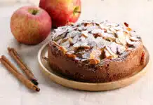 gâteau aux pommes et fromage blanc