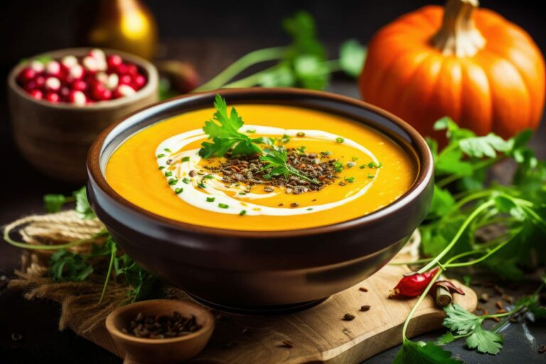 Soupe de potiron épicée
