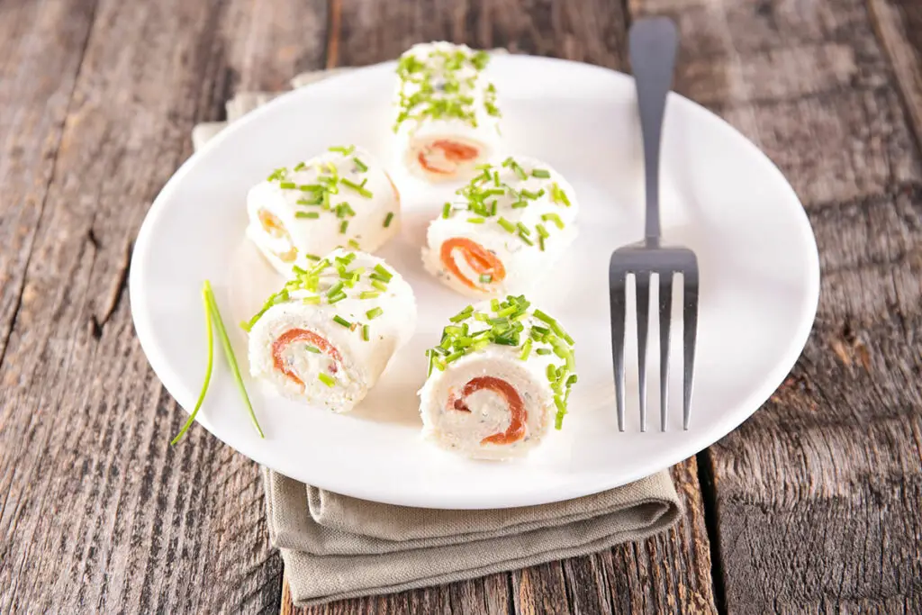 Mini-roulés au Saumon