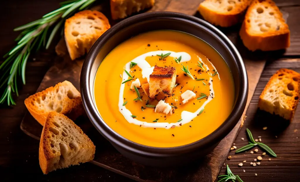 Soupe à la Courge Butternut et Carottes