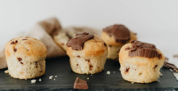muffins sablés fourrés au chocolat