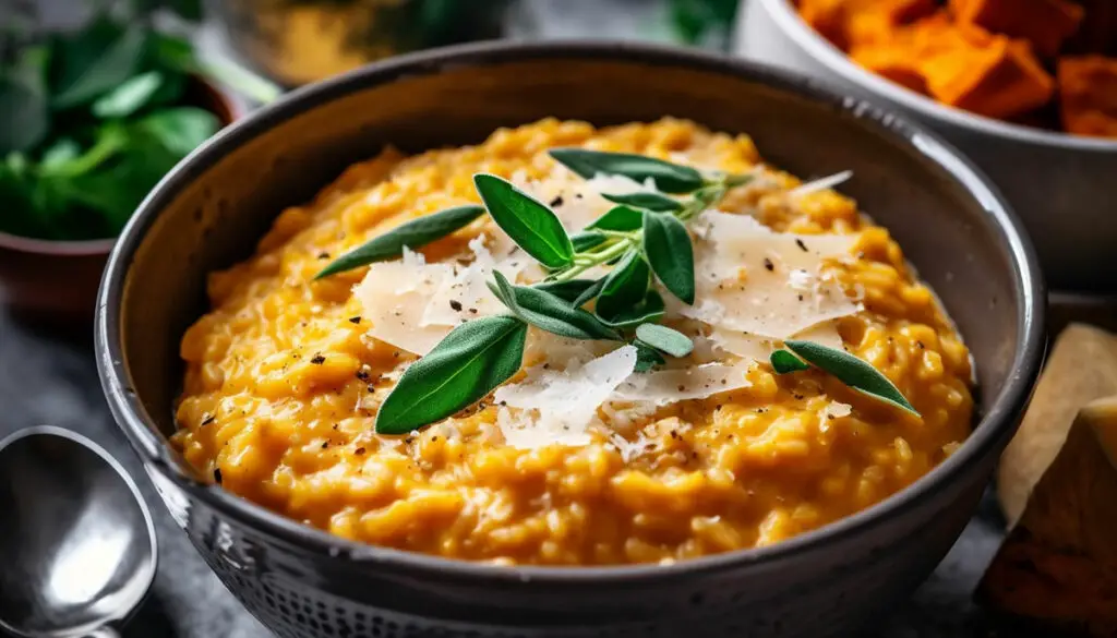 risotto à la crème de potiron