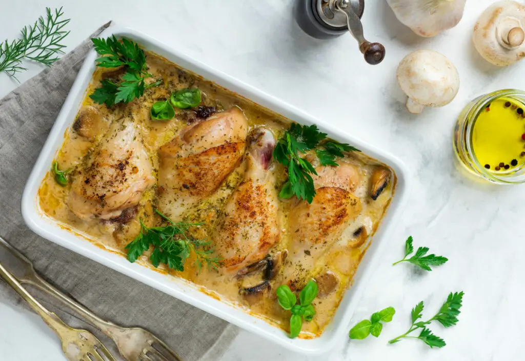 Pilons Poulet Sauce Crème Moutarde