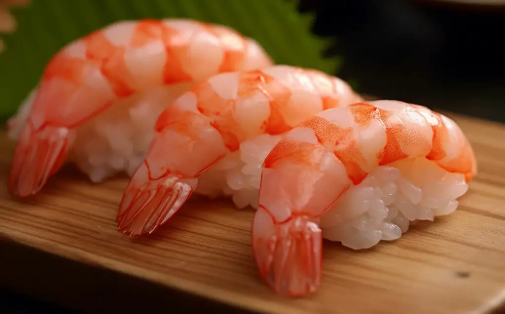 Sushis aux crevettes