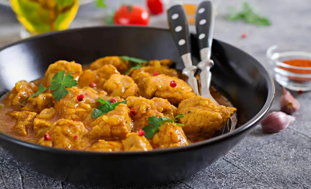 Curry de Poulet Printanier Légumes