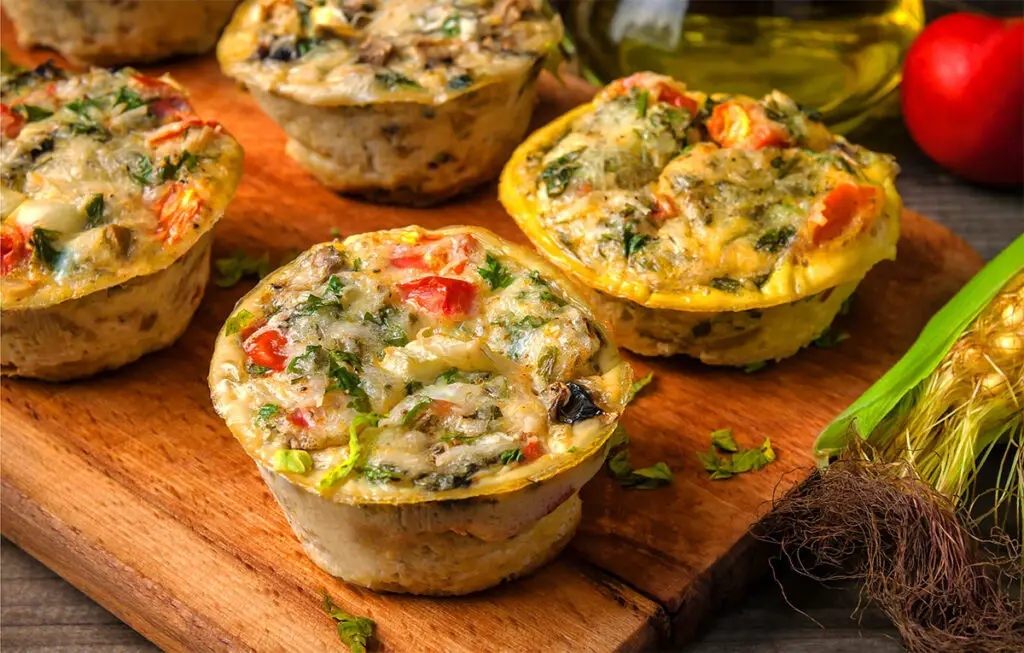 Muffins aux Légumes et oeufs