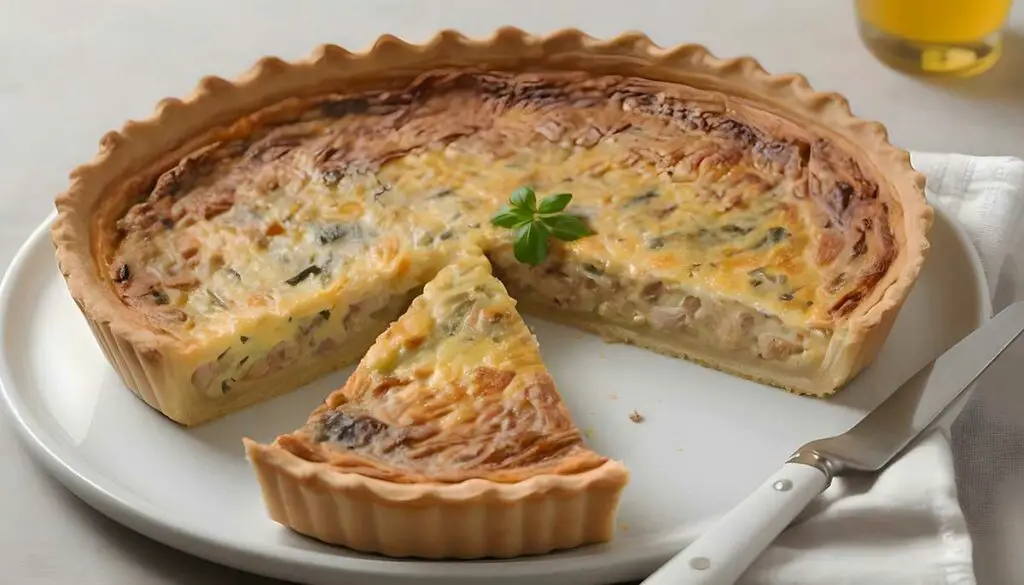 Quiche au Thon et Champignons