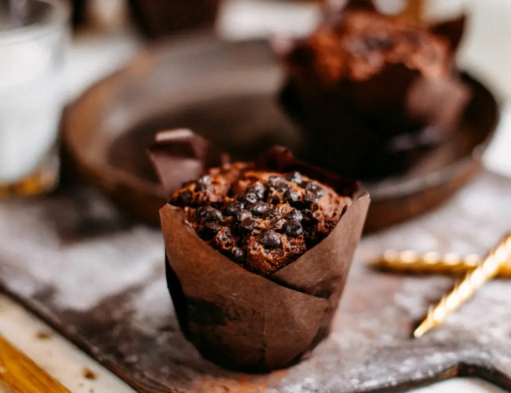 muffins pépites chocolat Orange Vanille