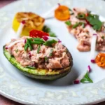 Salade avocat grillé thon