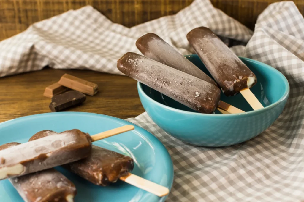 Bâtonnets glacés au chocolat au Thermomix