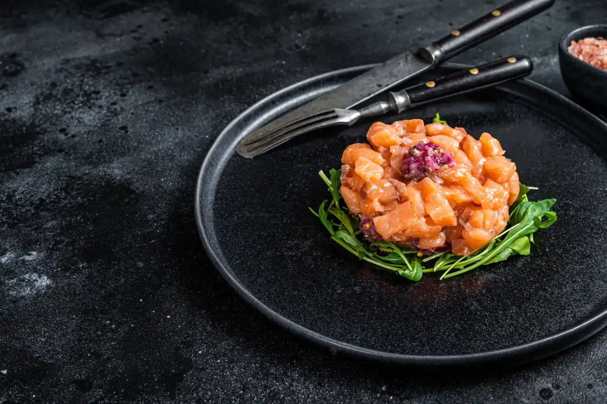 Tartare de saumon aux agrumes