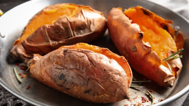 Patate douce au four