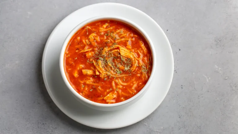 Soupe tomate de grand-mère : aux vermicelles