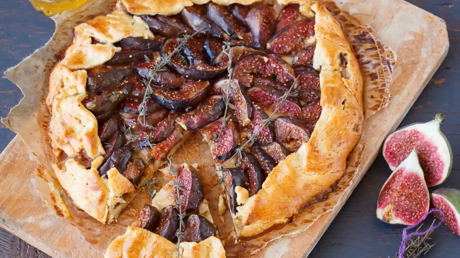 Tarte aux figues de grand-mère : pâte sablée et crème aux œufs