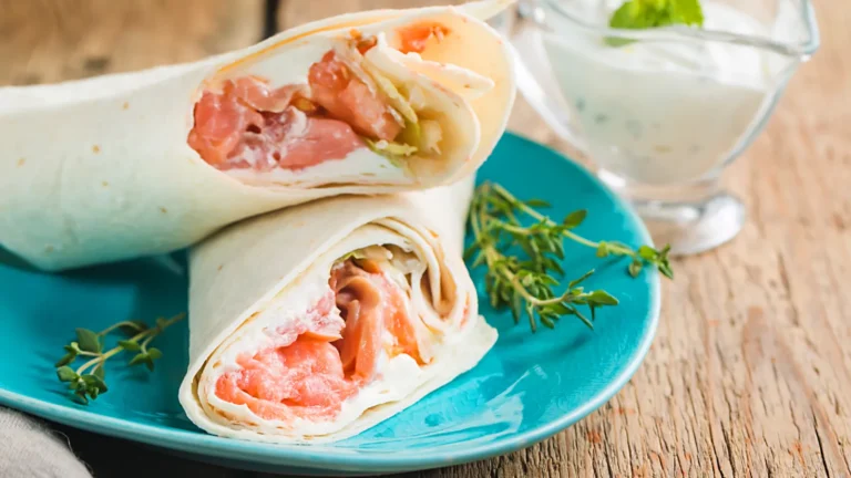 Wrap saumon fumé