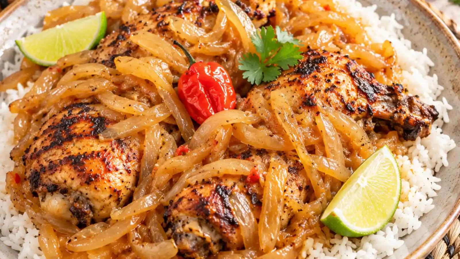 Poulet yassa : la recette sénégalaise aux oignons