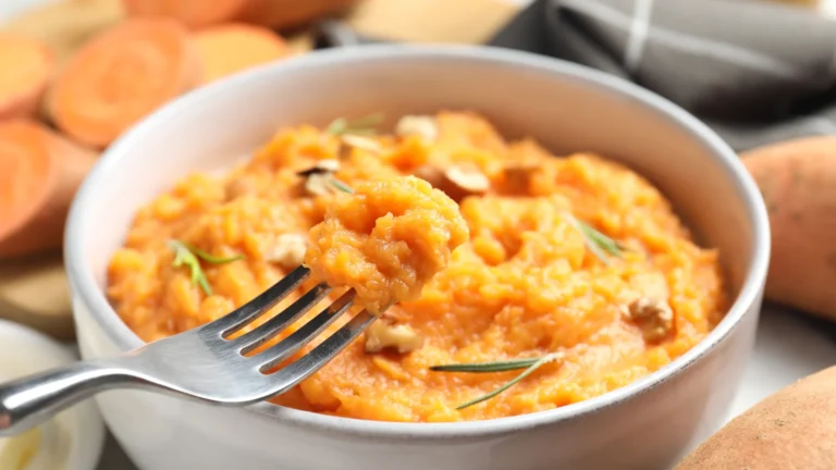Purée de patate douce