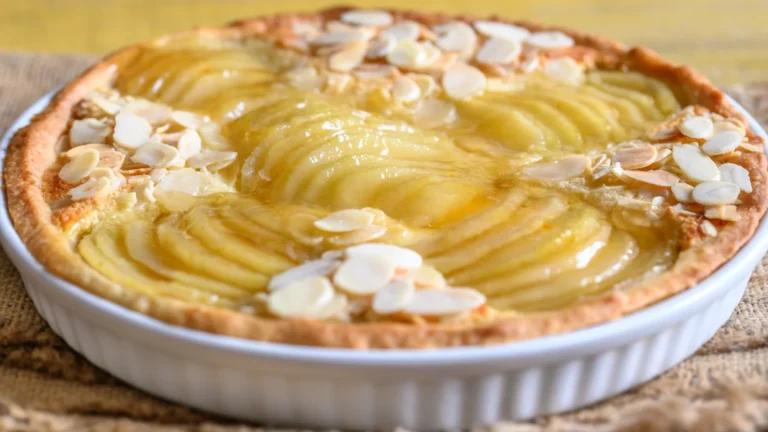 tarte poire amandine