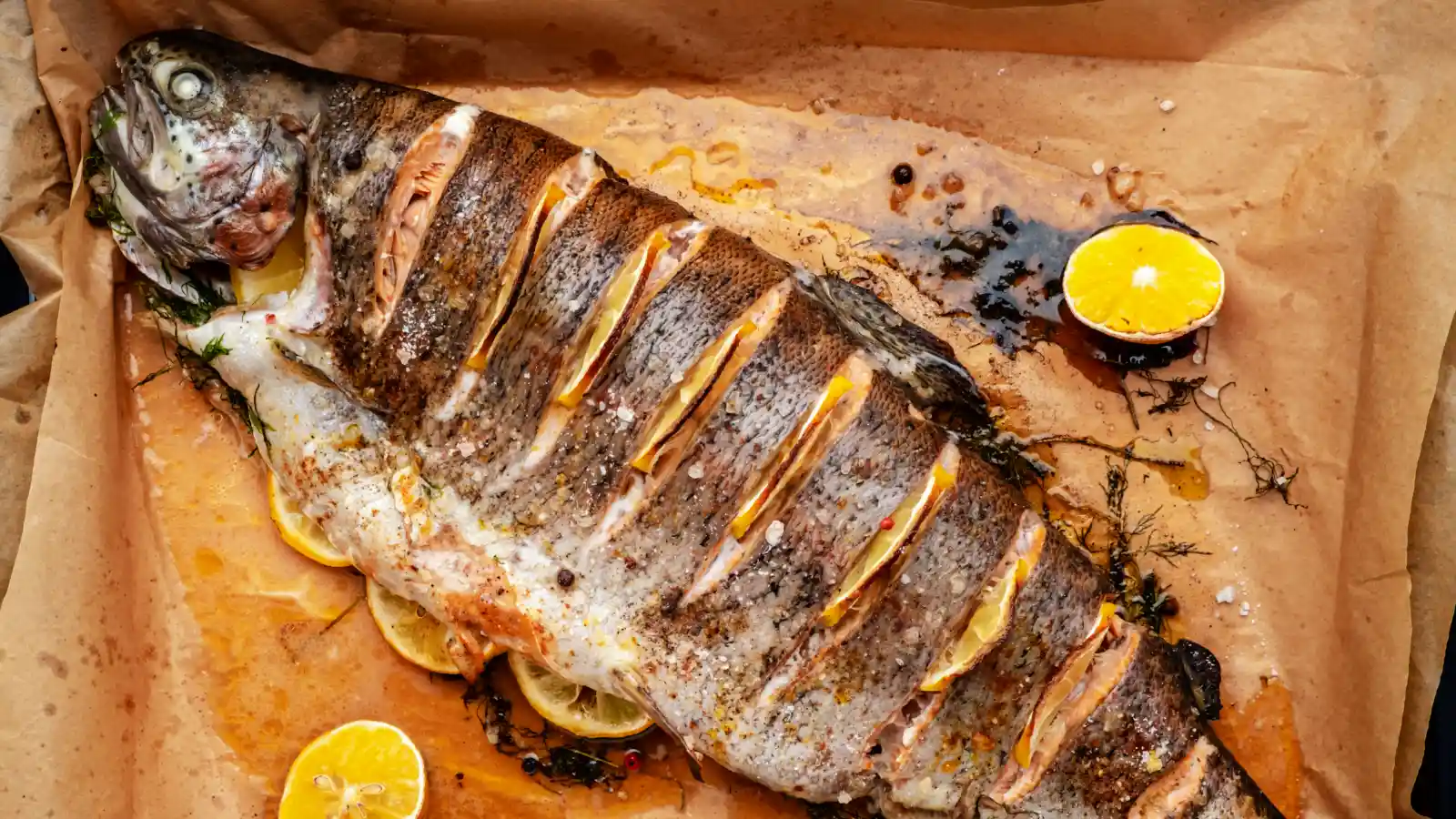 Truite au four : cuisson entière ou en papillote